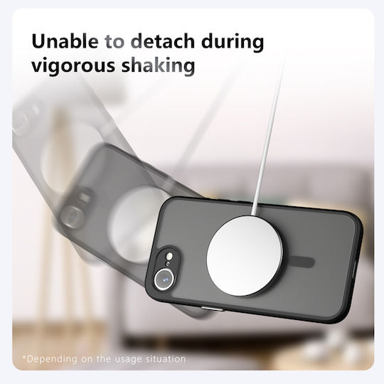 Techsuit Purefrost Magsafe Back Cover Σιλικόνης Μαύρο (Galaxy Z Flip6)