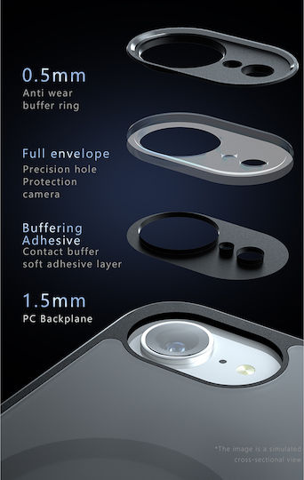 Techsuit Purefrost Magsafe Back Cover Σιλικόνης Μαύρο (Galaxy Z Flip6)