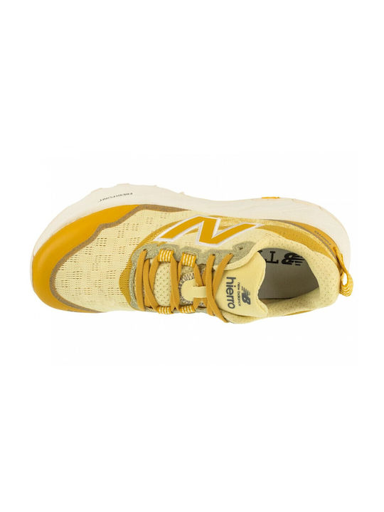 X Hierro Sport Shoes Trail Running Yellow Waterproof with Gore-Tex Membrane