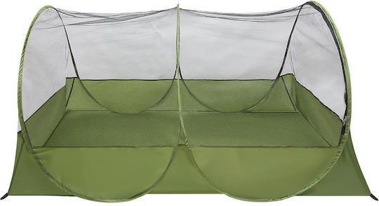 Self-Expanding Tent Insect Net Beach Camping 190x120x95 Cm Green