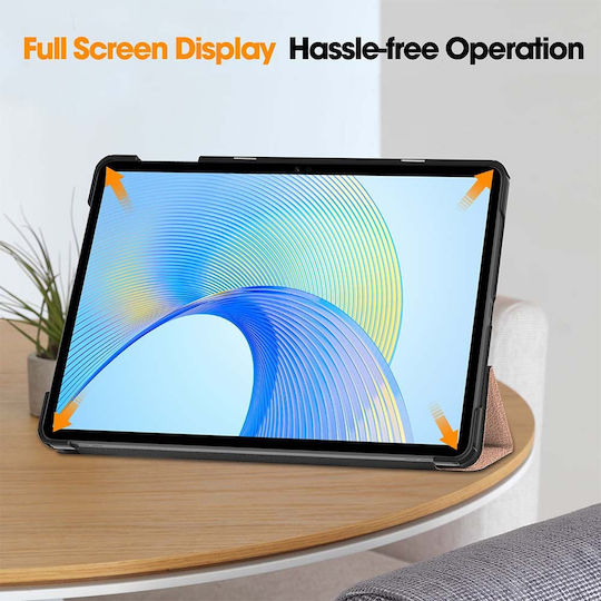 Sonique Flip Cover Ανθεκτική Ροζ Χρυσή (Honor Pad X9 11.5'', Pad X8 Pro 11.5)