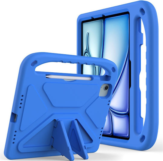Sonique Jazzy Umschlag Rückseite für Kinder Blau (Apple iPad Pro 2024 11", iPad Air 2024 11)