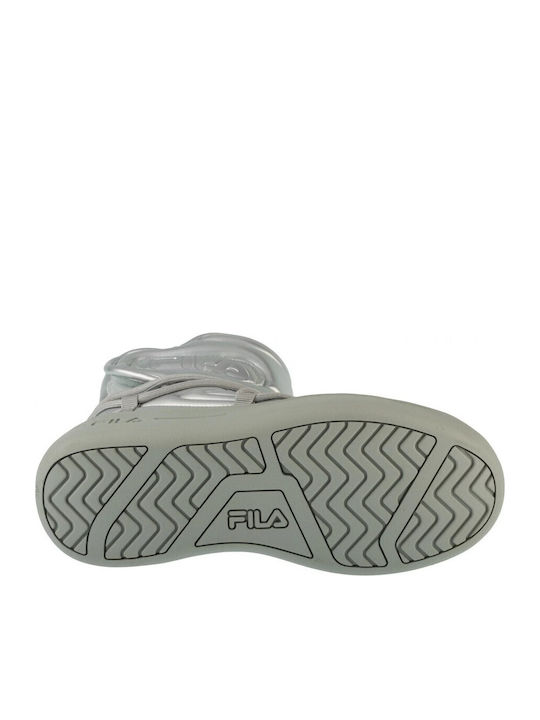 Stiefeletten Damen Silber