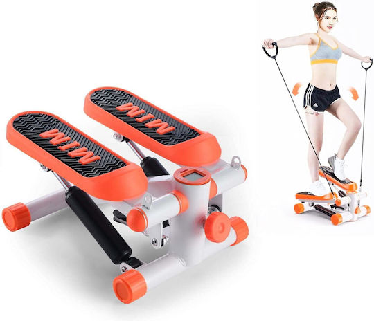 Coowoo CardioRise Mini Stepper mit Widerstandsbändern