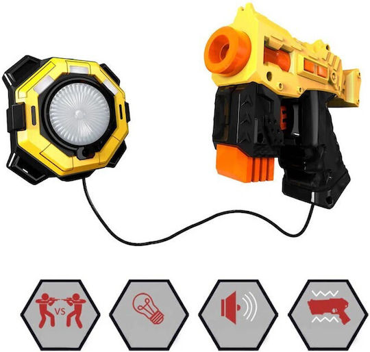 Set 2 Laser Tag Toy Guns Light Sound Effects Batteries Included 3 Years+