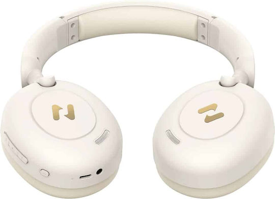 Havit Ασύρματα / Ενσύρματα Over Ear Ακουστικά με 80 ώρες Λειτουργίας Μπεζ