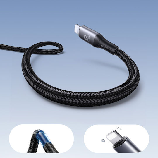 Joyroom Series USB-C to Lightning Cable 30W Black 2m