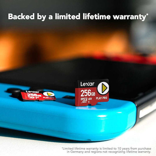 Lexar Play SDXC 256GB Class 10 A1 UHS-I 104MB/s