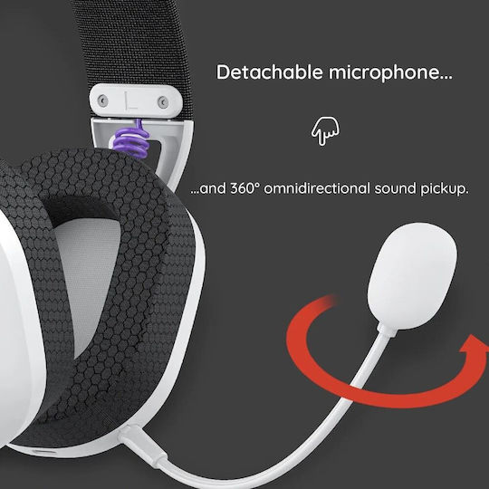 Havit Fuxi H3 Wireless On Ear Gaming Headset with Connection USB Gray