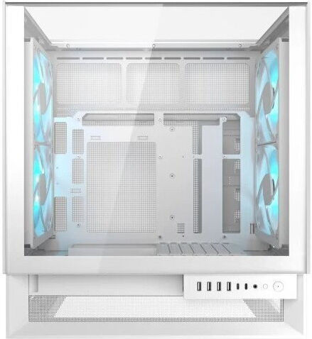Cougar OmnyX Gaming Midi Tower Κουτί Υπολογιστή με ARGB Φωτισμό Λευκό