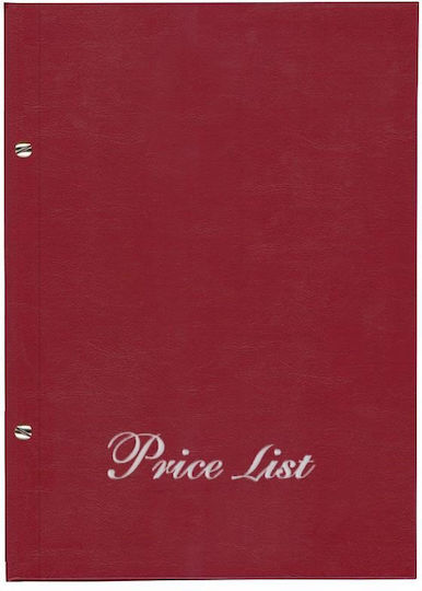 Next Menu Holder Made of PU Leather in Red Colour 21x14 cm Price List