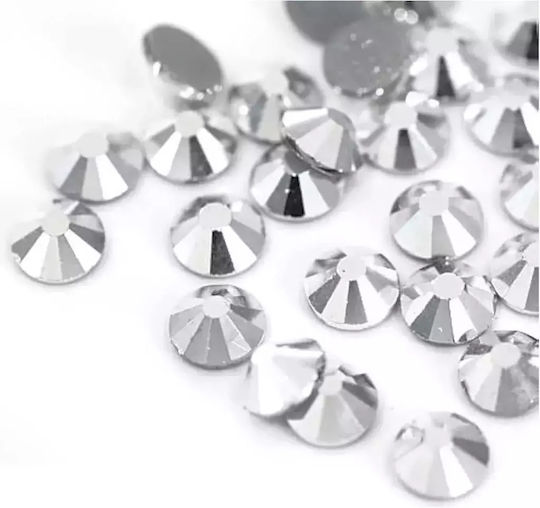 Wd Micro Medium Crystalized Strass Design Pentru Unghii Argintii Ss6 1440 Bucăți