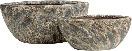 InTheBox Plant Pot Ceramic Gray