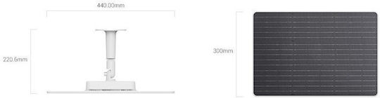 Solar Panel Ip Cameras 20,000mah Storage Battery Max 24w Ezviz Cs-pbc24