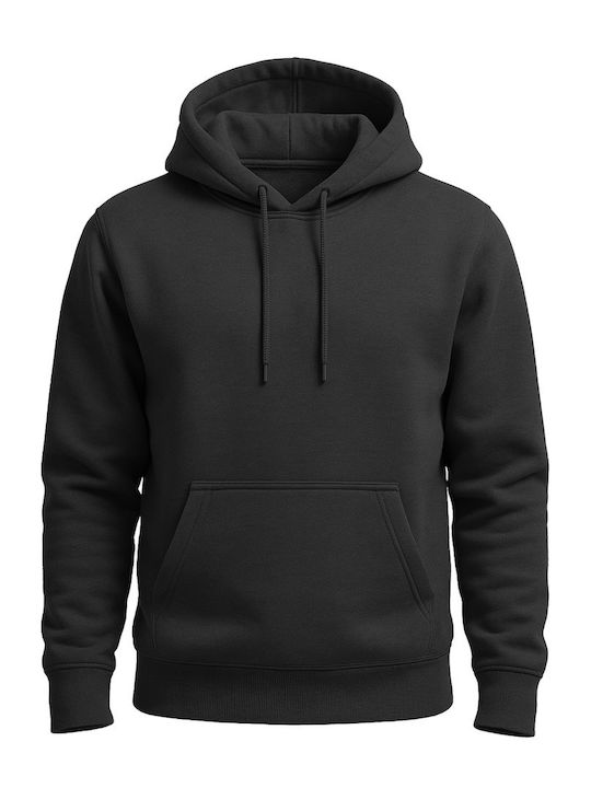 Sweatshirt with Hood Black