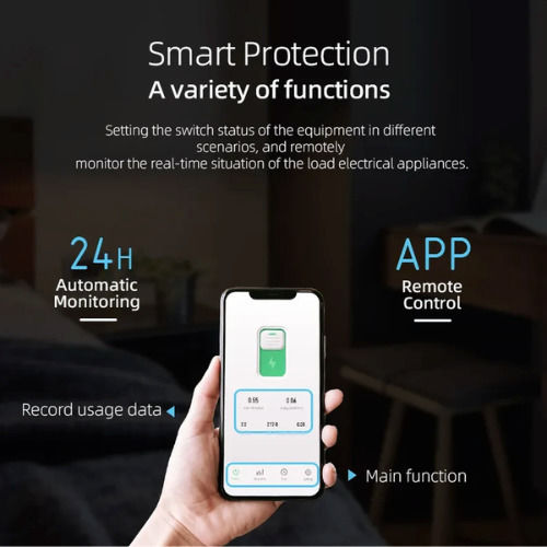 Tongou Kilowatt Meter Electric Panel Analog Rail Single Phase Wi-Fi Tuya TO-Q-MP65-SY1-132WT