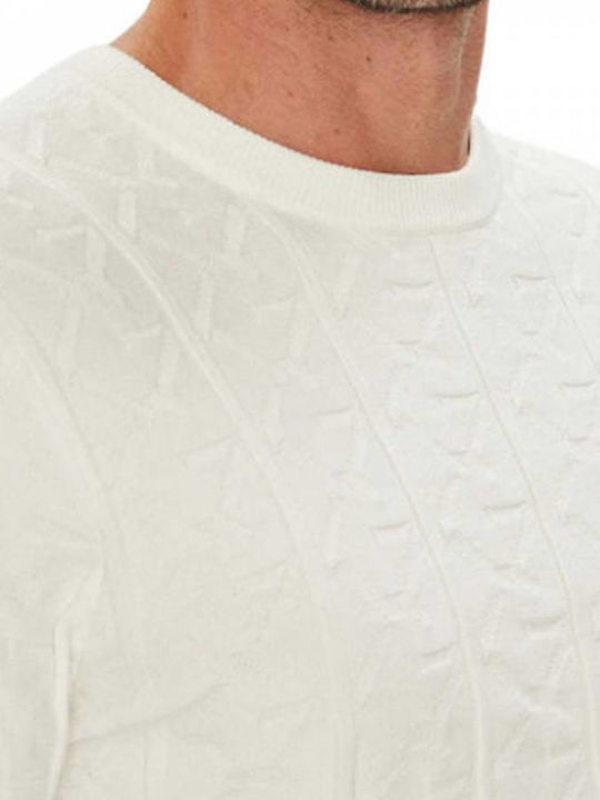 Langarm-Pullover Cream