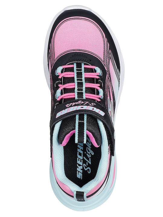 Cosmic Glow Kids Sneakers with Scratch & Lights Multicolour