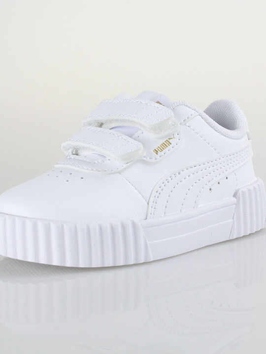 Carina 3.0 Παιδικά Sneakers με Σκρατς Λευκά