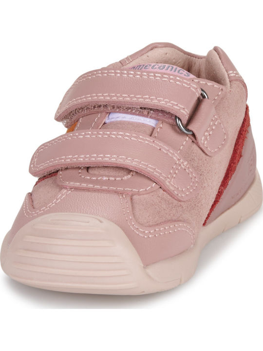 Kinder Sneakers Hoch Anatomisch mit Klettverschluss Rosa