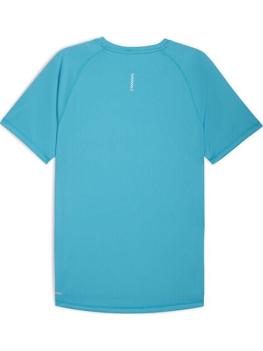 Run Velocity Athletic T-shirt Light Blue