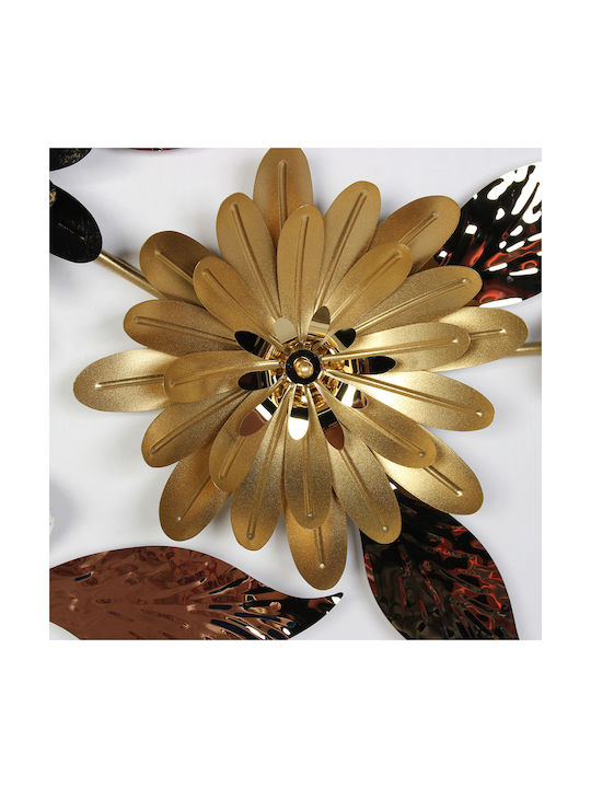Keskor Wall Decor Made of Metallic 165x10x57cm