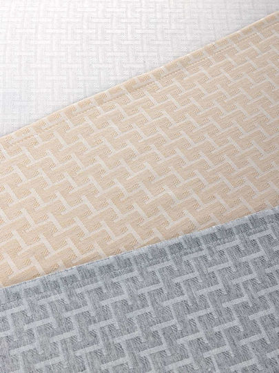 Palamaiki Τραπεζομάντηλο Αλέκιαστο Grey 175x320εκ.