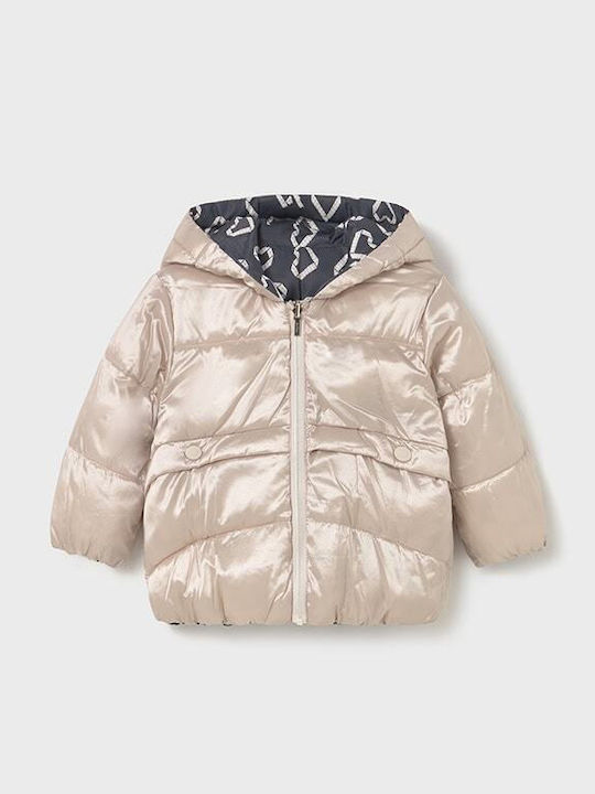 Kids' Casual Jacket with Hood Beige