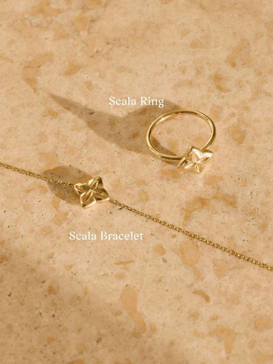Edblad Damen Ring aus Stahl Vergoldet