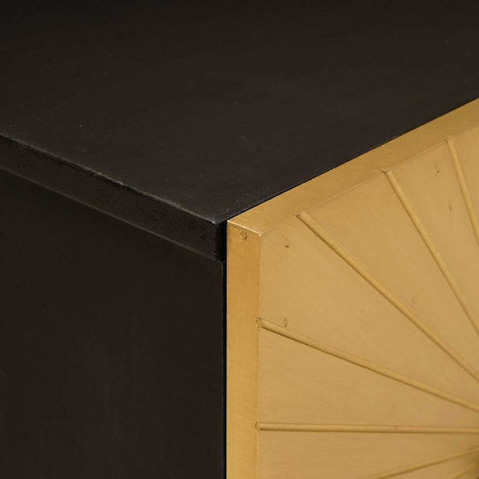 Wooden Black 2 Pieces 40x33.5x46cm Wooden Black 2 Pieces 40x33.5x46cm