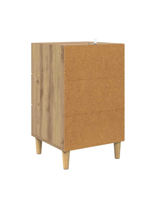 Комод Дървен Кафяв дъб 40x40x66см