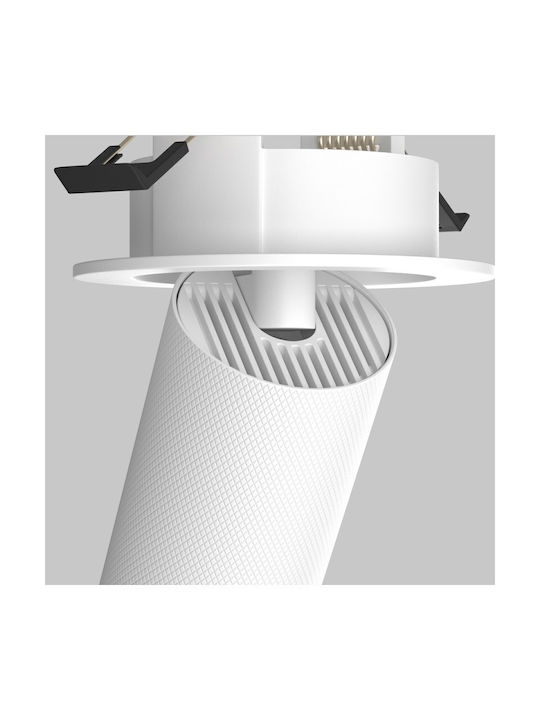 Maytoni Metallic Recessed Spot White 1pcs