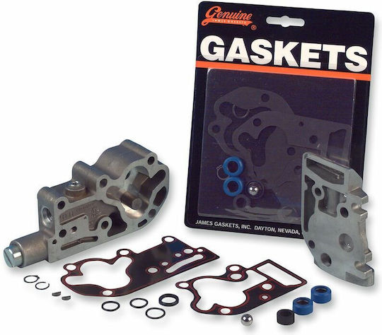 James Gasket Комплект Мотоциклетни Фланци За Маслена Помпа Jgi-92-flhr Harley Davidson Flstc 1340 92-99