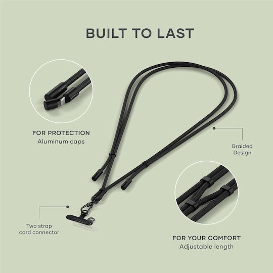 Satechi Braided USB 2.0 Cable USB-C male - USB-C 60W Black 1.5m