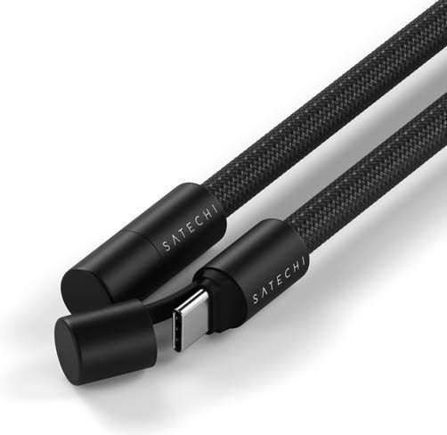 Satechi Braided USB 2.0 Cable USB-C male - USB-C 60W Black 1.5m