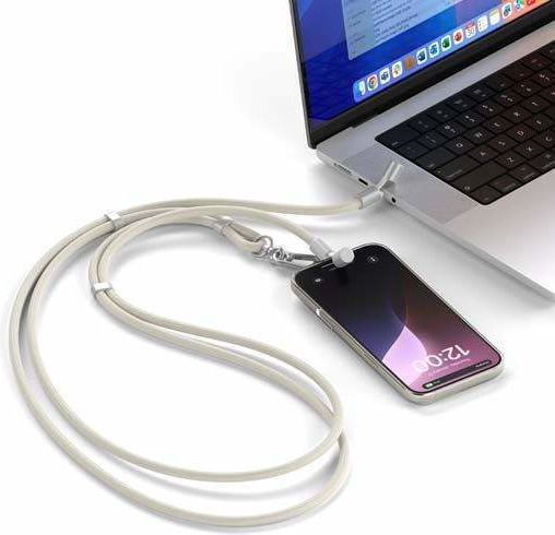 Satechi Braided USB 2.0 Cable USB-C male - USB-C 60W Beige 1.5m