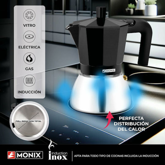 Monix Espressokocher Für Den Herd Schwarz