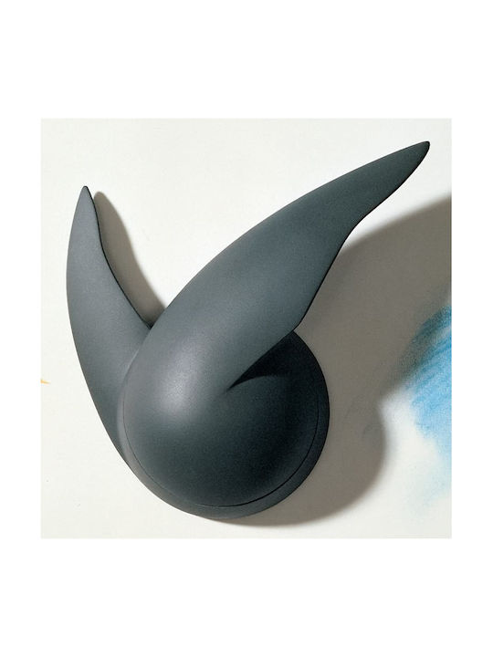Alessi Ρολόι Τοίχου Πλαστικό Γκρι 25x5cm