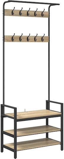Антре с Закачалка Sonoma Oak 75x34x184бр