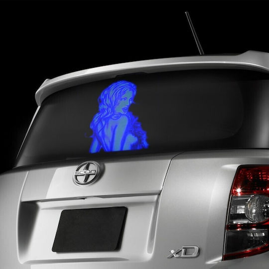 Autocolant Transparent Invizibil Fluorescent Imagine UV