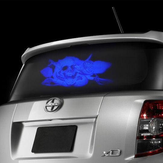 Autocolant Transparent Invizibil Fluorescent Imagine UV