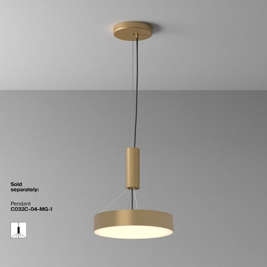 Maytoni Leuchte Deckenleuchte Gold mit Integrierter LED
