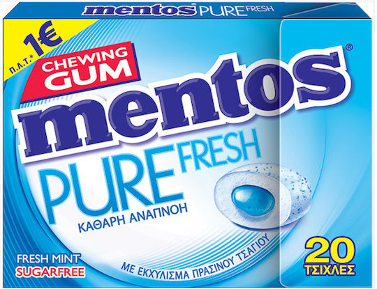 Mentos 50 Pure Fresh mit Geschmack Frische Minze 12Stück 30gr