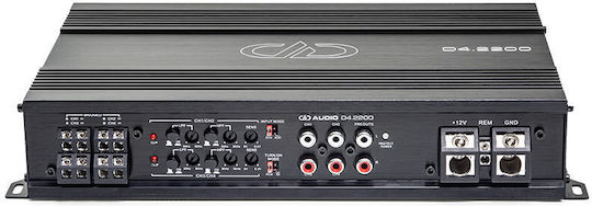 DD Audio Ενισχυτής Αυτοκινήτου 4 Καναλιών (Κλάση D)