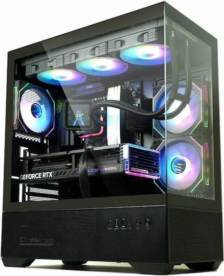 Zalman CHRONIX Gaming Midi Tower Κουτί Υπολογιστή με Πλαϊνό Παράθυρο και ARGB Φωτισμό Μαύρο