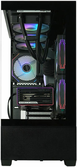Zalman CHRONIX Gaming Midi Tower Κουτί Υπολογιστή με Πλαϊνό Παράθυρο και ARGB Φωτισμό Μαύρο