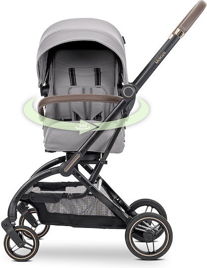 Lorelli Makaya Adjustable Baby Stroller Suitable for Newborn Grey 9.15kg