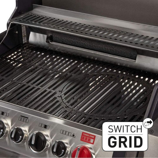 Enders Gas Grill with 4 pcs 3.5kW and Side Burner Infrared