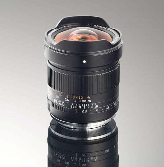 TTArtisan Full Frame Camera Lens 14mm f/2.8 ASPH Fixed for Leica L Mount Black