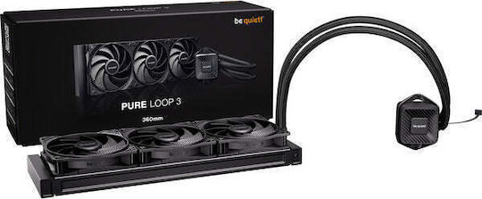 Be Quiet Pure Loop 3 360mm Υδρόψυξη AIO CPU με 3 Ανεμιστήρες 120mm